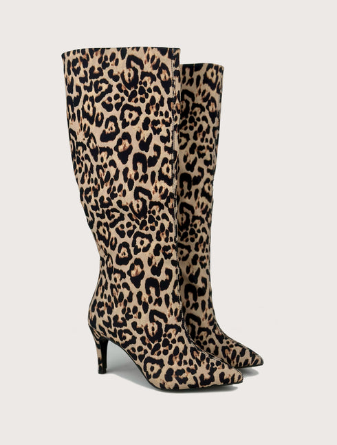 Luxe Leopar Desen Çizme 🖤